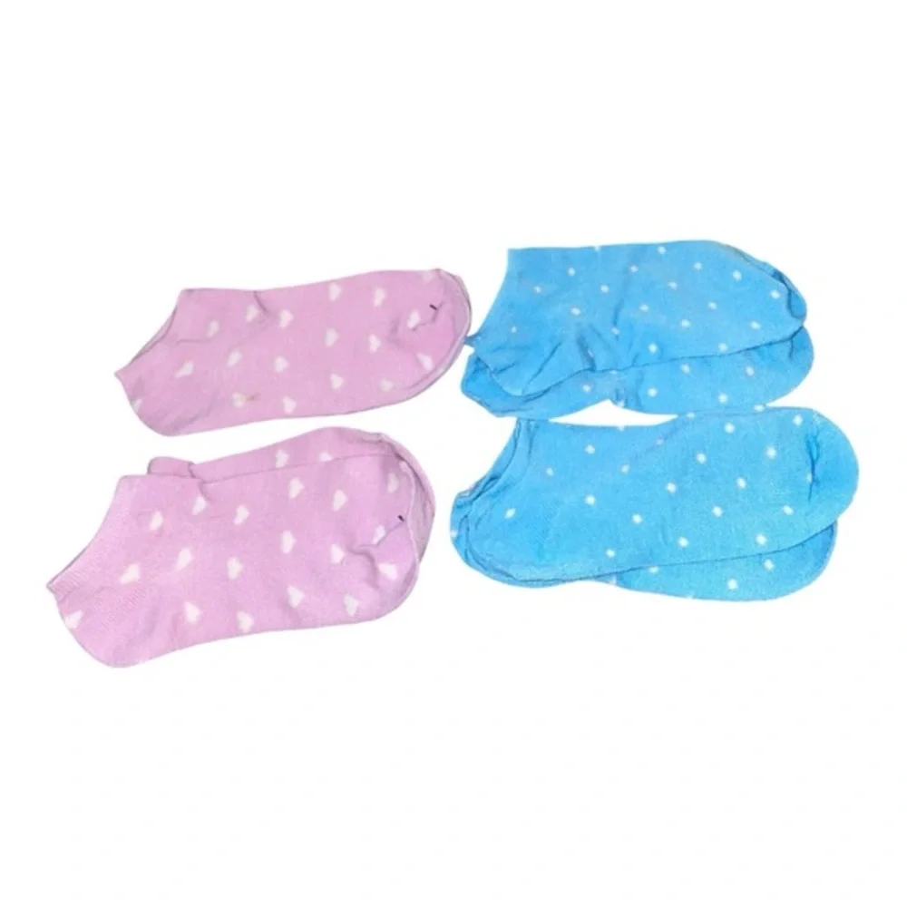 NEW 4-Pairs of Kids Polyester Girl Socks (Color Pack 2)